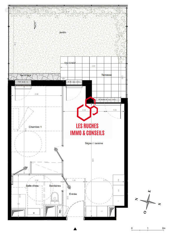 Plan Lot - Appartement à CHENNEVIERES-SUR-MARNE