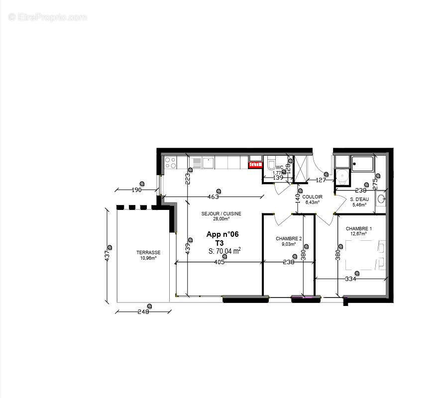 Appartement à SAINT-RAPHAEL