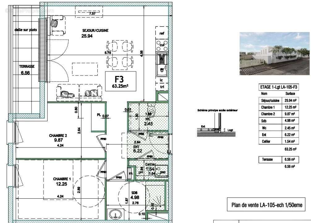 Appartement à LANGRUNE-SUR-MER