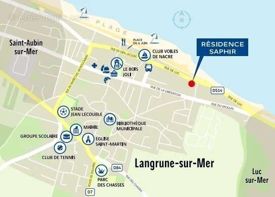 Appartement à LANGRUNE-SUR-MER