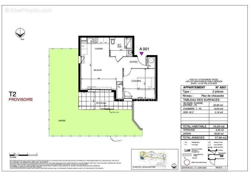 Appartement à LA SEYNE-SUR-MER