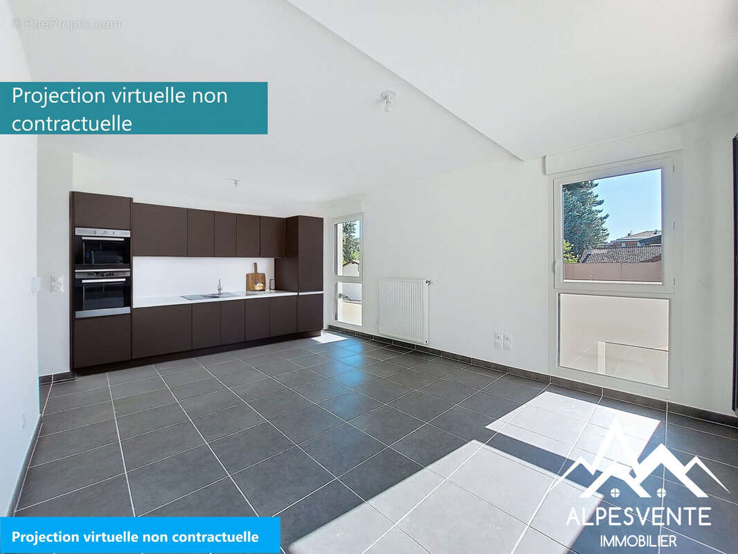 vente-appartement-3ch-terrasse-parkings-sciez-alpesvente - Appartement à SCIEZ