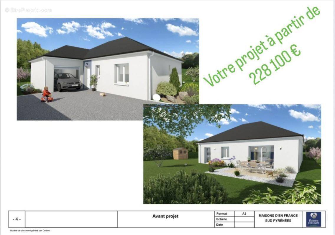 Terrain à LABASTIDE-CEZERACQ