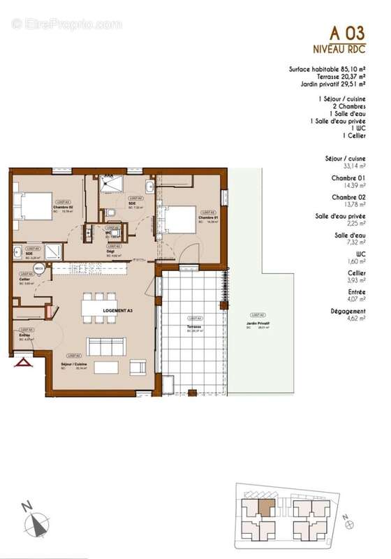 Photo 2 - Appartement à L&#039;ISLE-JOURDAIN