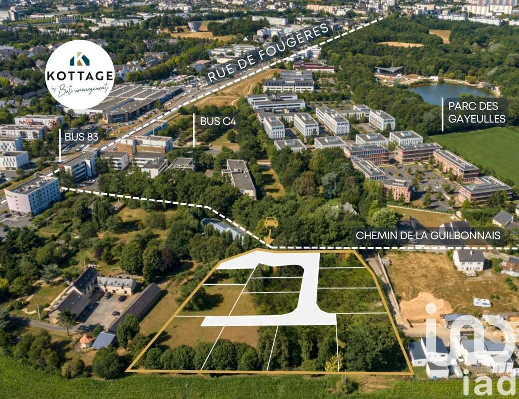 Photo 2 - Terrain à CESSON-SEVIGNE