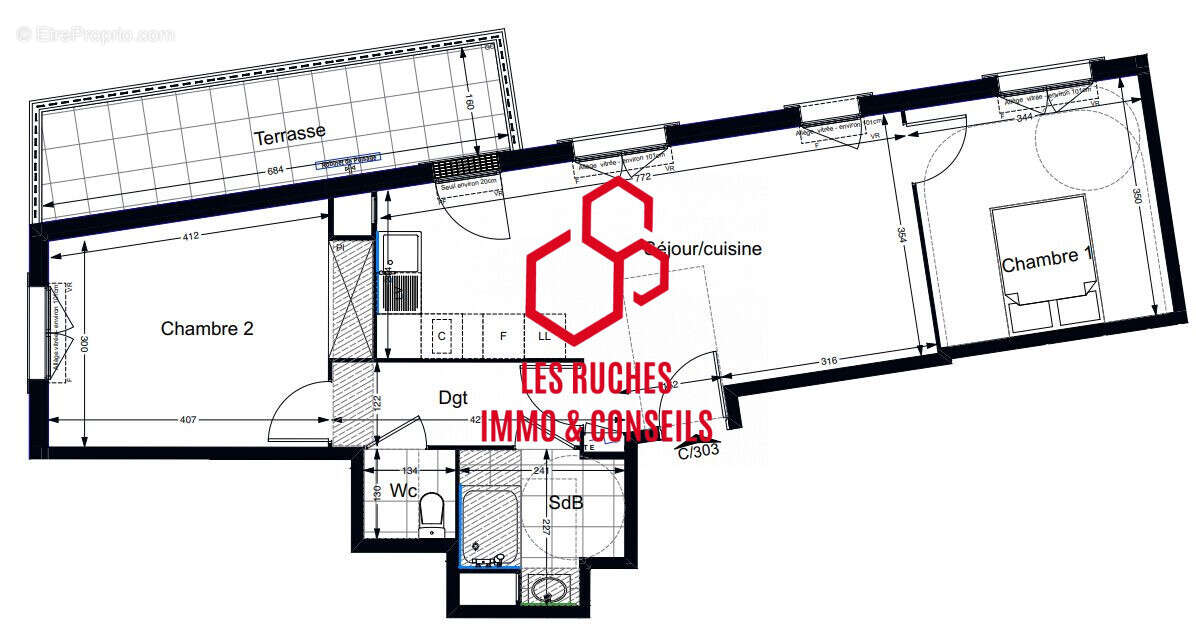 Appartement à LE BLANC-MESNIL