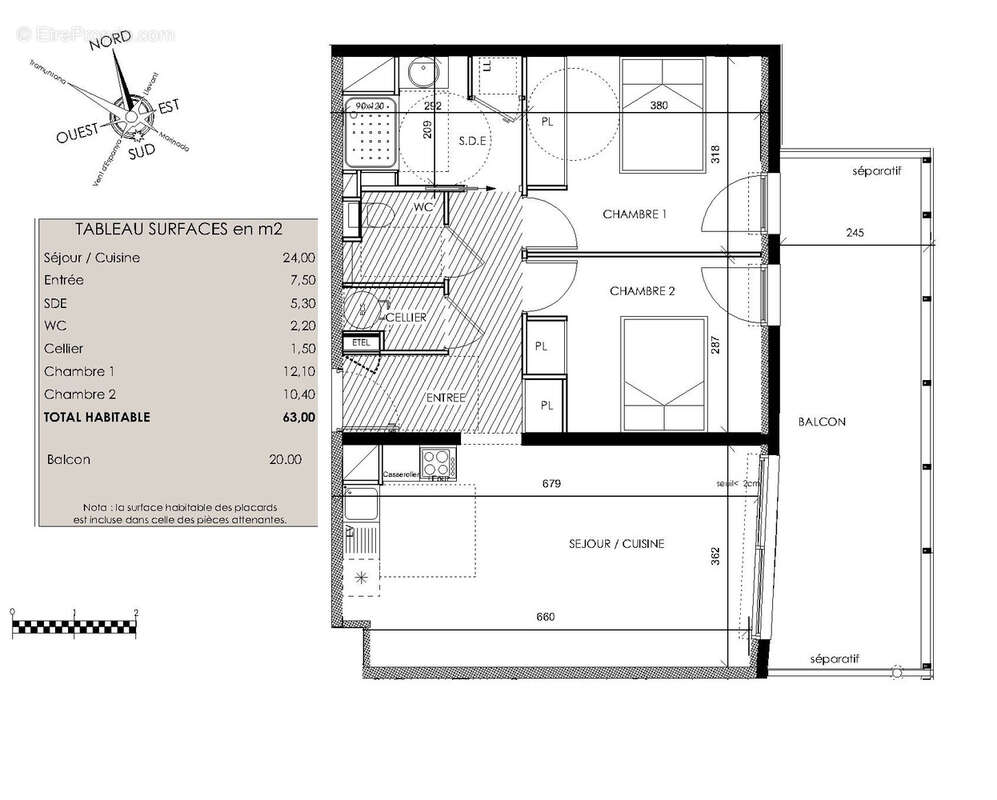 Appartement à SAINT-NAZAIRE