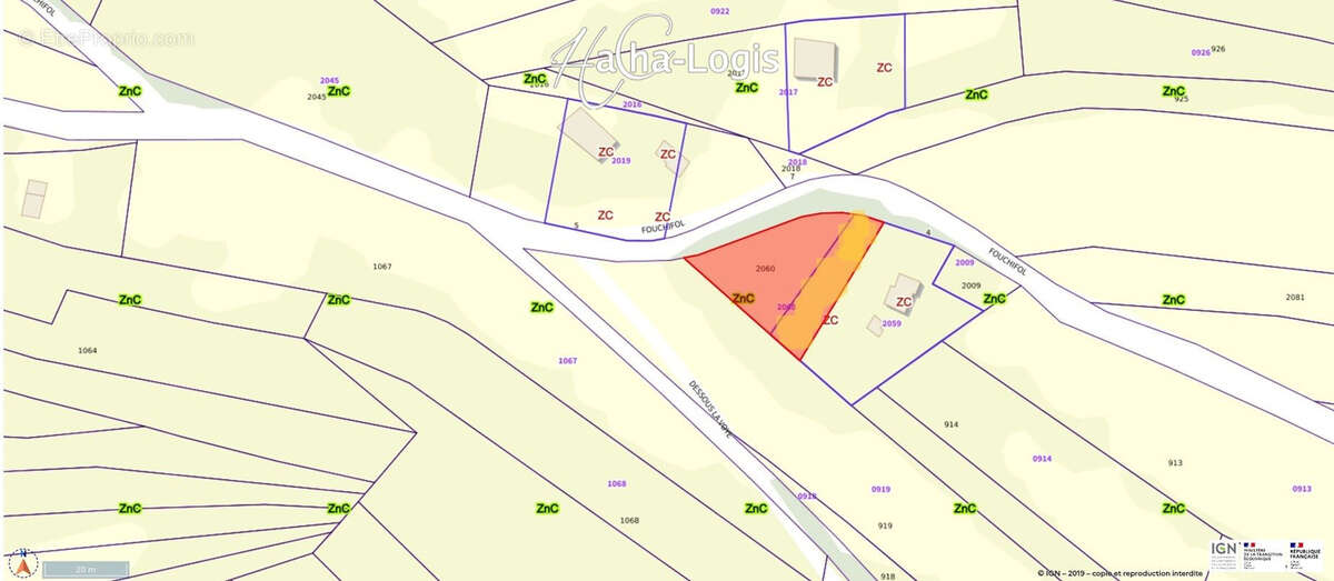 Terrain à ENTRE-DEUX-EAUX