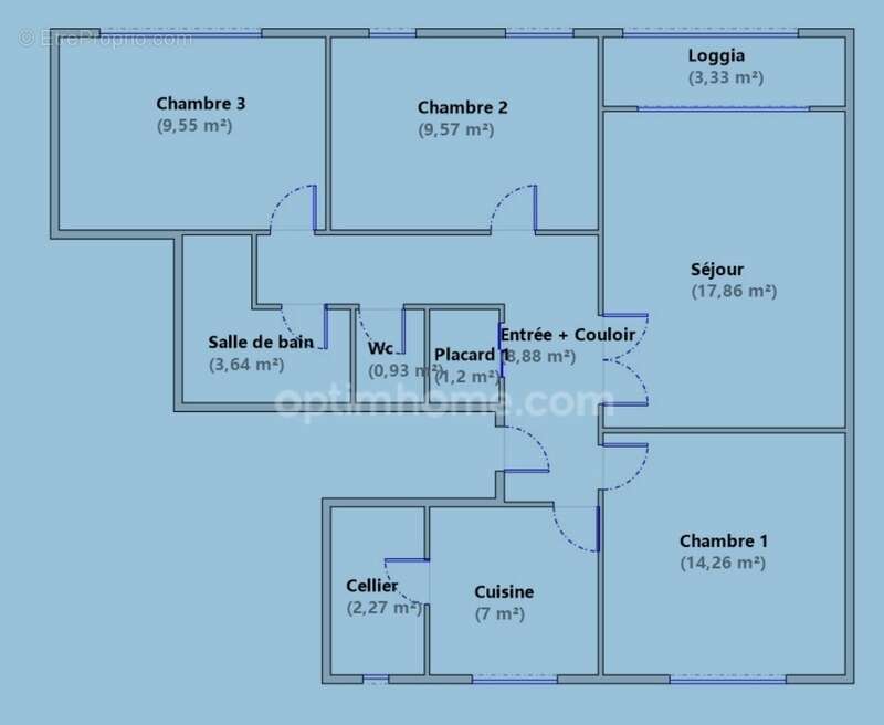 Appartement à SAINT-GRATIEN