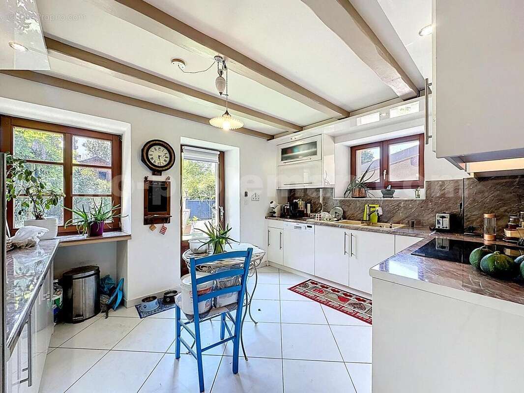 Maison_mitoyenne_arthaz_pont_notre_dame_5_pieces_vue_calme_proche_genève_suisse_frontière_lumineux_Salon_séjour_salle_a_manger_cuisine_ - Maison à ARTHAZ-PONT-NOTRE-DAME