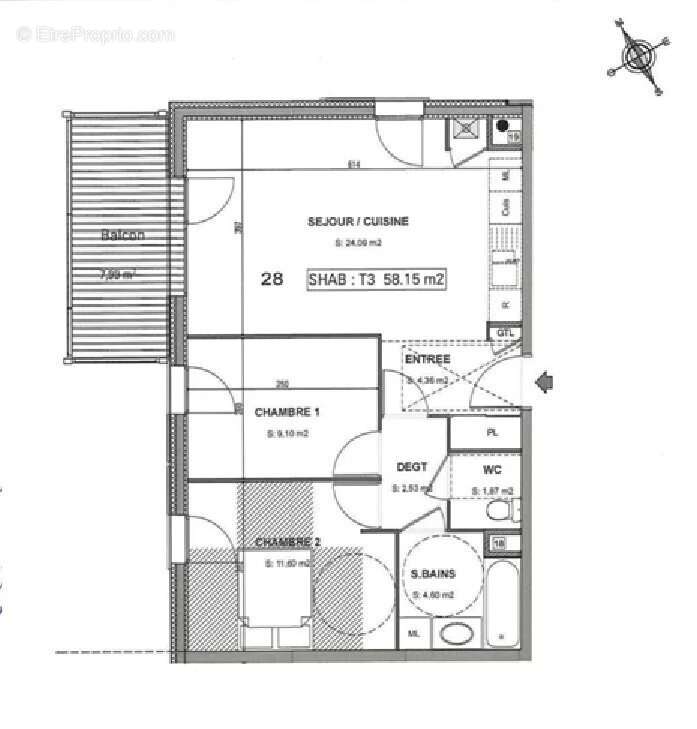 Appartement à BRIGNAIS