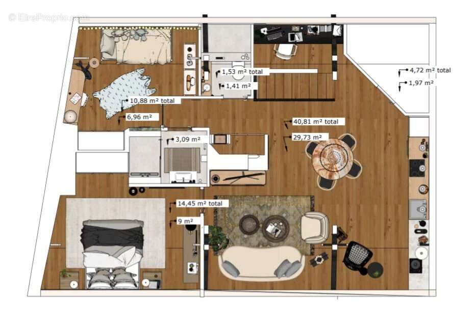 Appartement à MULHOUSE