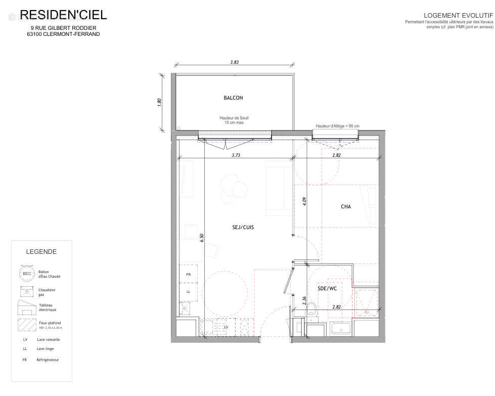 Appartement à CLERMONT-FERRAND