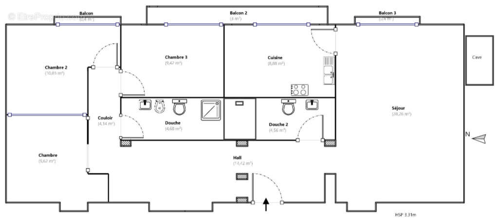 Appartement à MENTON