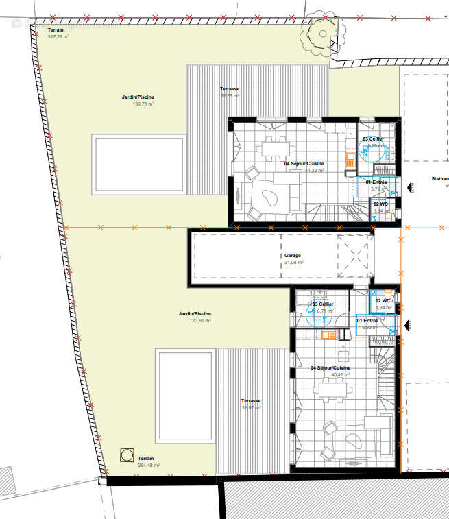 Terrain à SAINT-GEORGES-D&#039;ORQUES