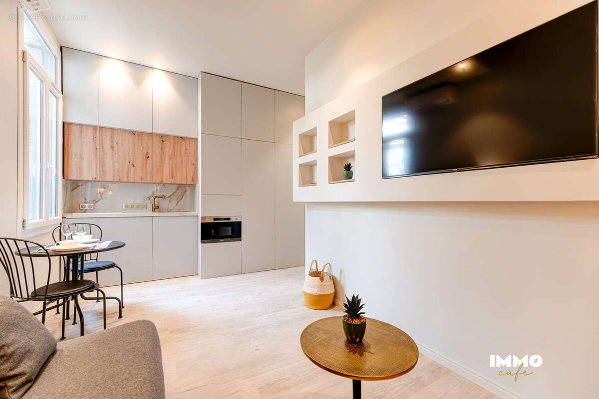 Séjour cuisine  - Appartement à NICE