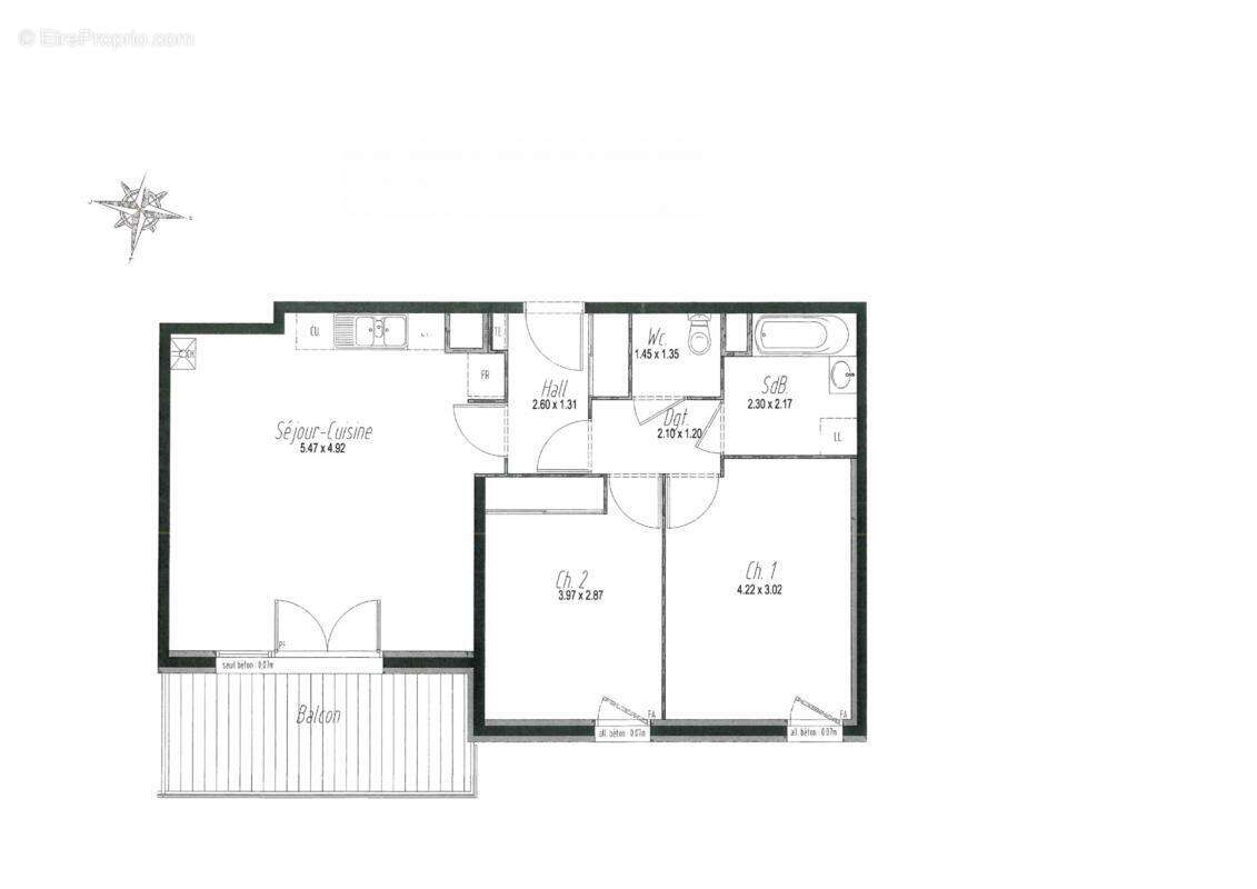 Appartement à SAINT-FONS