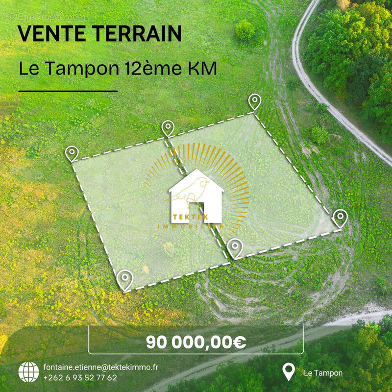 Terrain à LE TAMPON