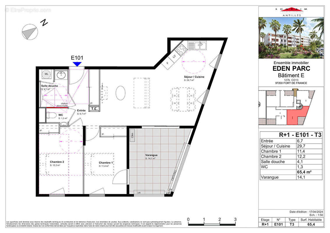 Appartement à FORT-DE-FRANCE