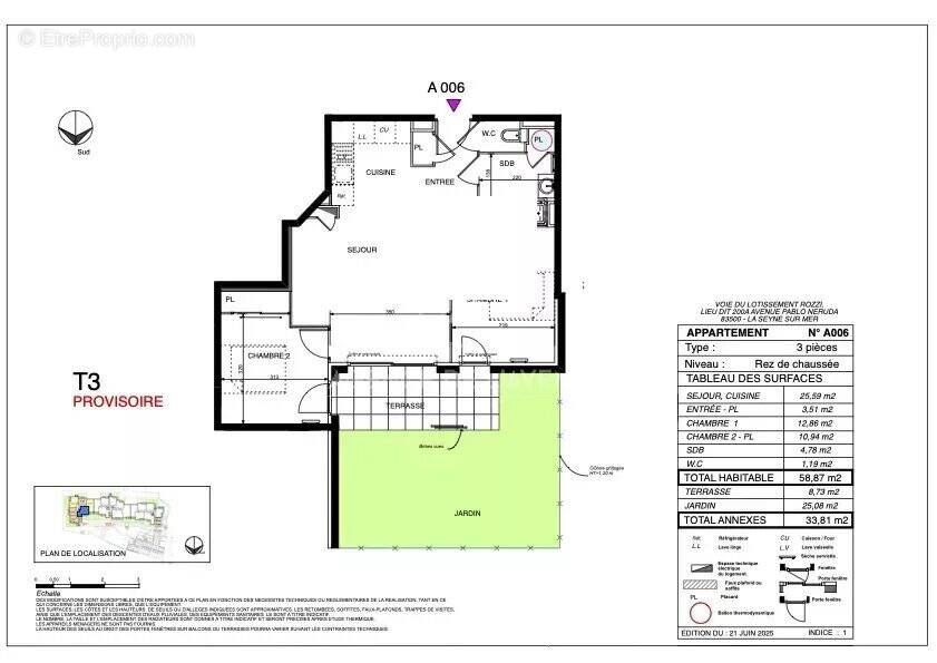Appartement à LA SEYNE-SUR-MER