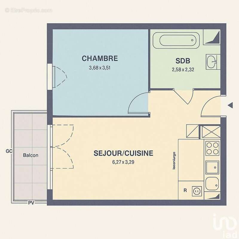 Photo 3 - Appartement à PONTAULT-COMBAULT
