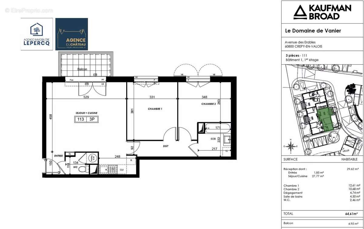 Appartement à CREPY-EN-VALOIS