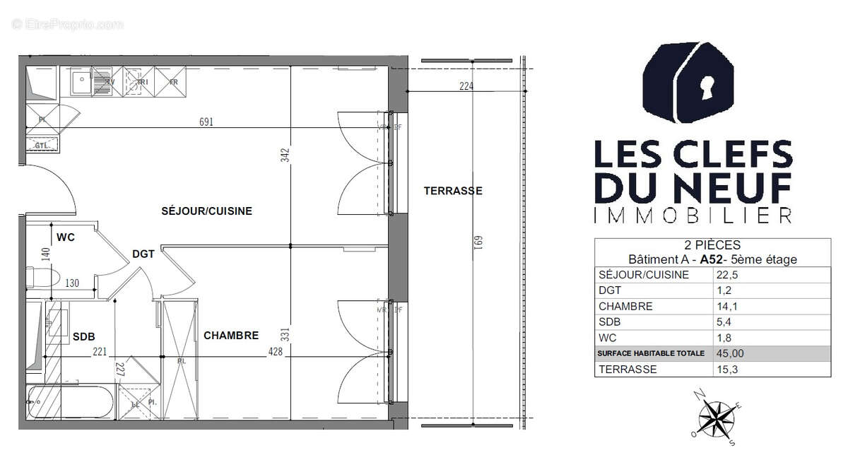 Appartement à TOULOUSE