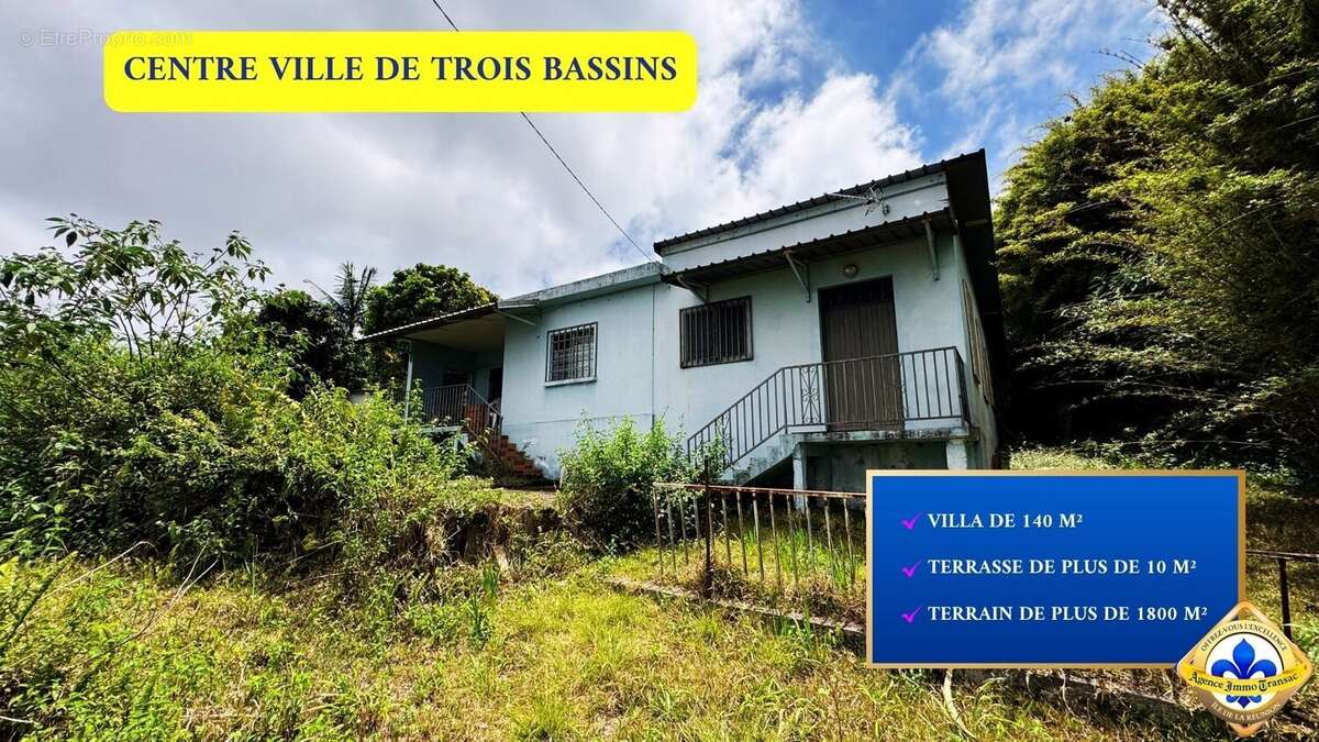 Maison à LES TROIS-BASSINS