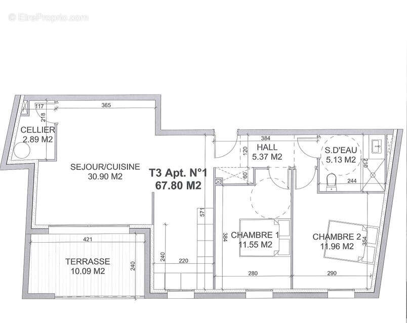 Appartement à PUGET-SUR-ARGENS