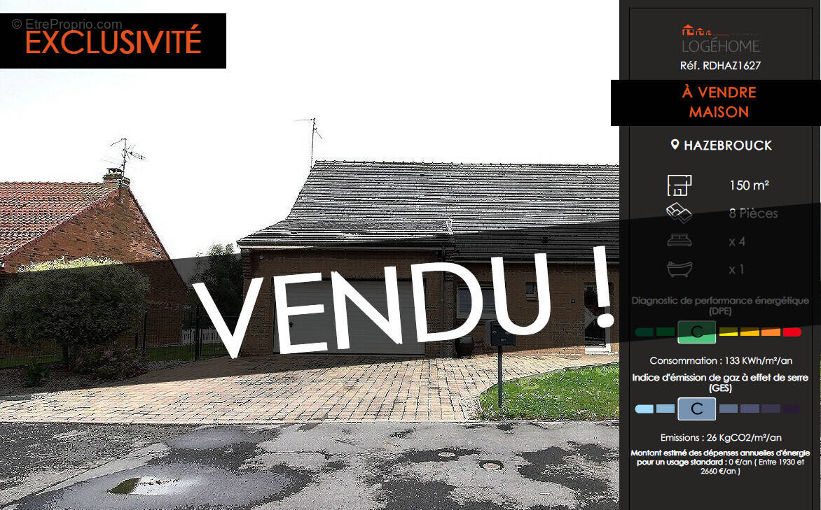 Maison à HAZEBROUCK
