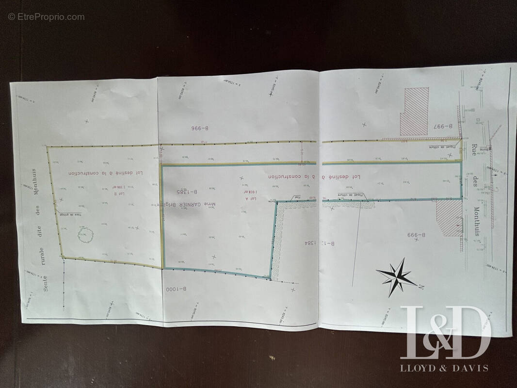 Plan du terrain  - Terrain à VAILLY-SUR-AISNE