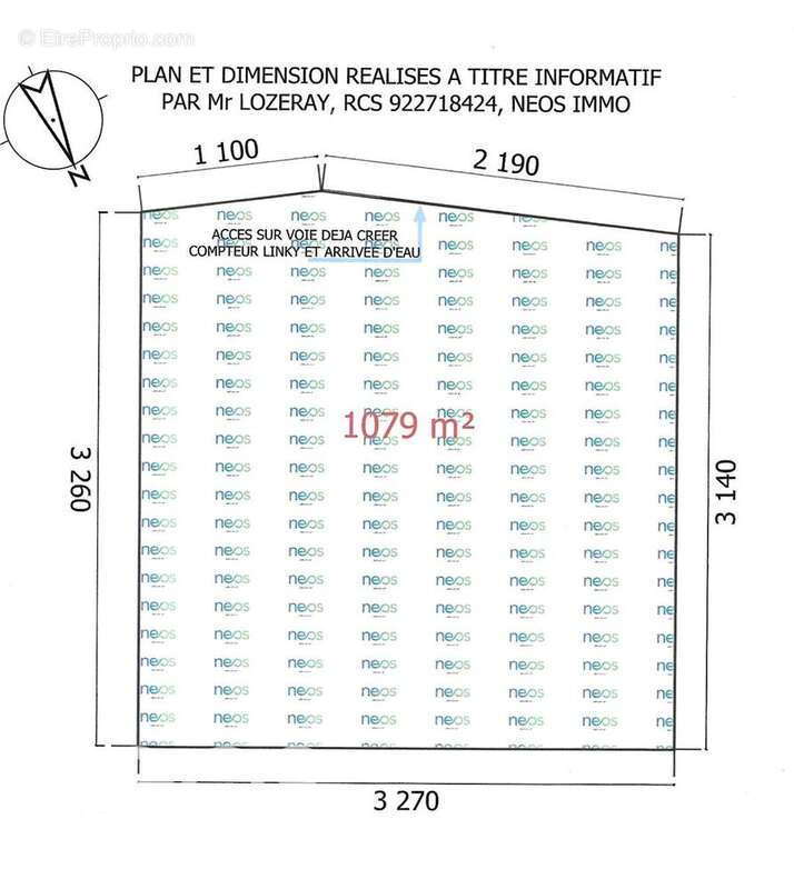Terrain à SAINTE-THORETTE