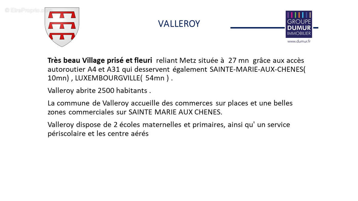 Maison à VALLEROY