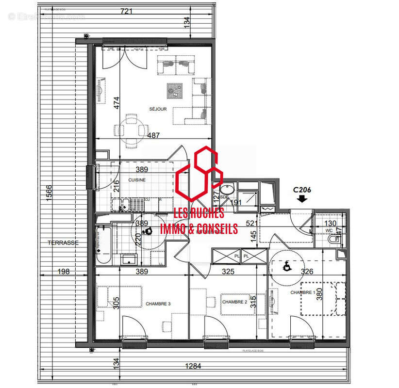 Appartement à BOIS-D'ARCY