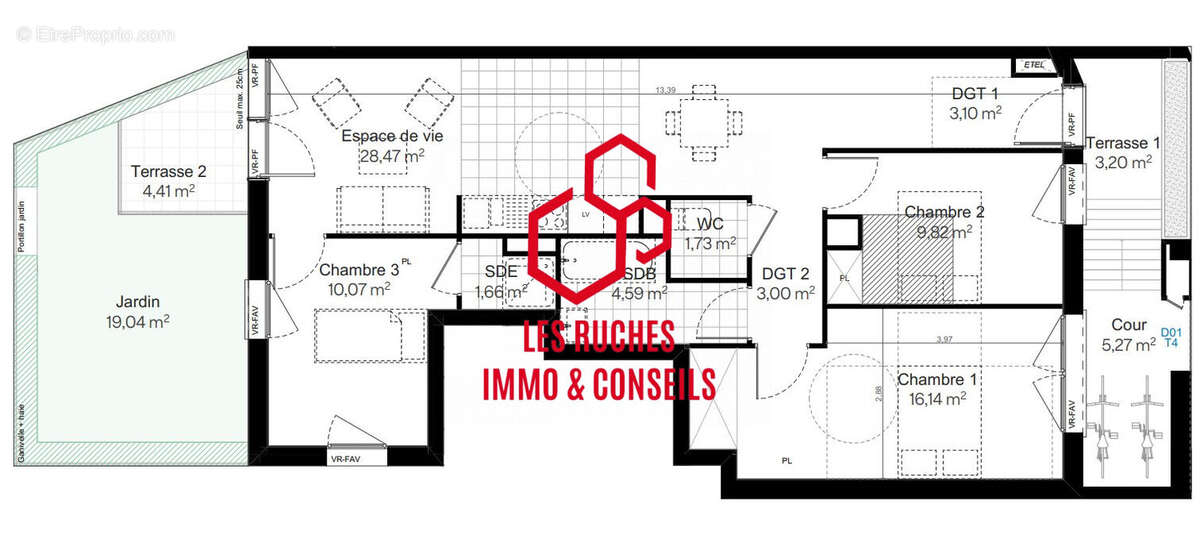 Appartement à AUBERVILLIERS