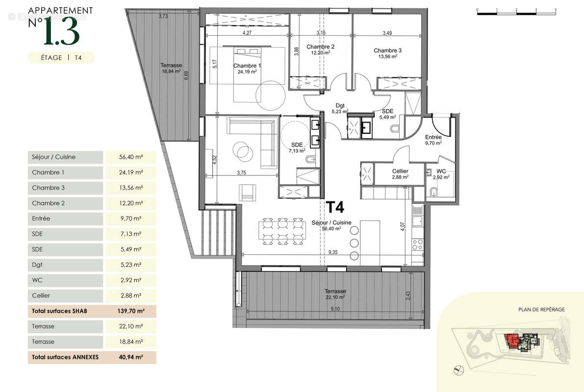 Appartement à SAINT-RAPHAEL