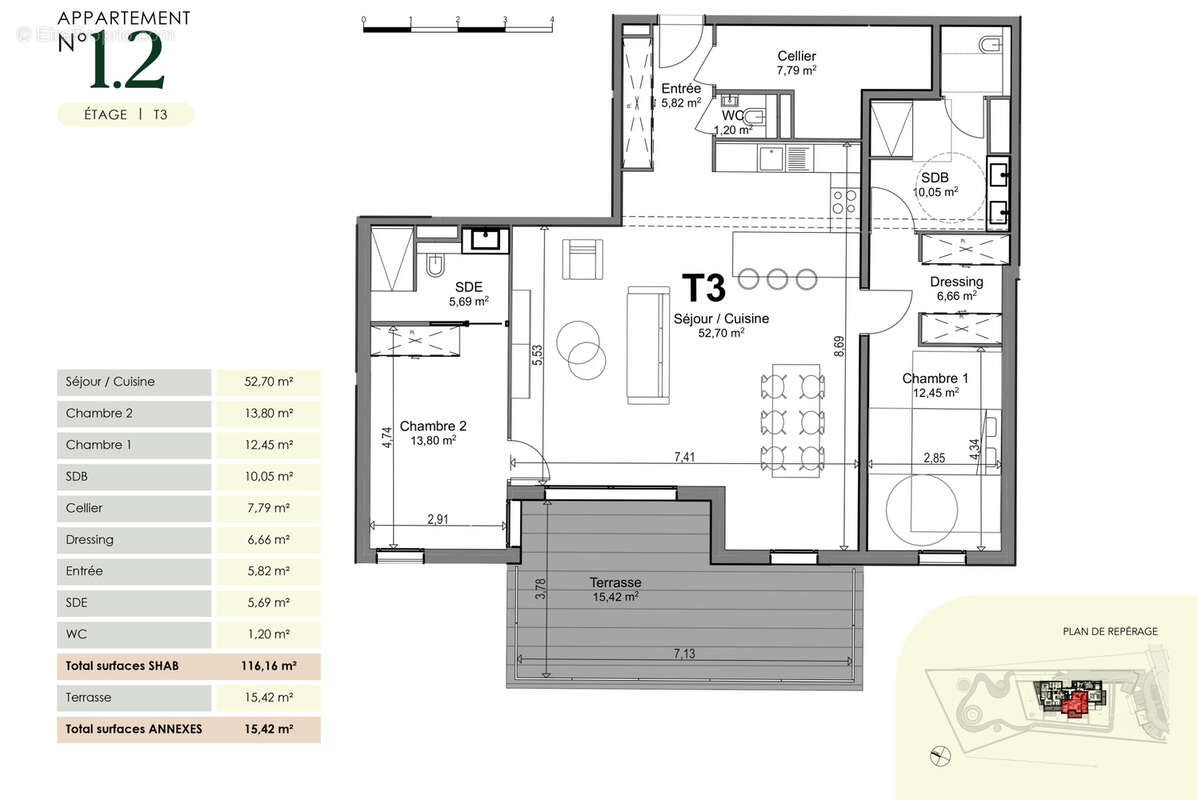 Appartement à SAINT-RAPHAEL