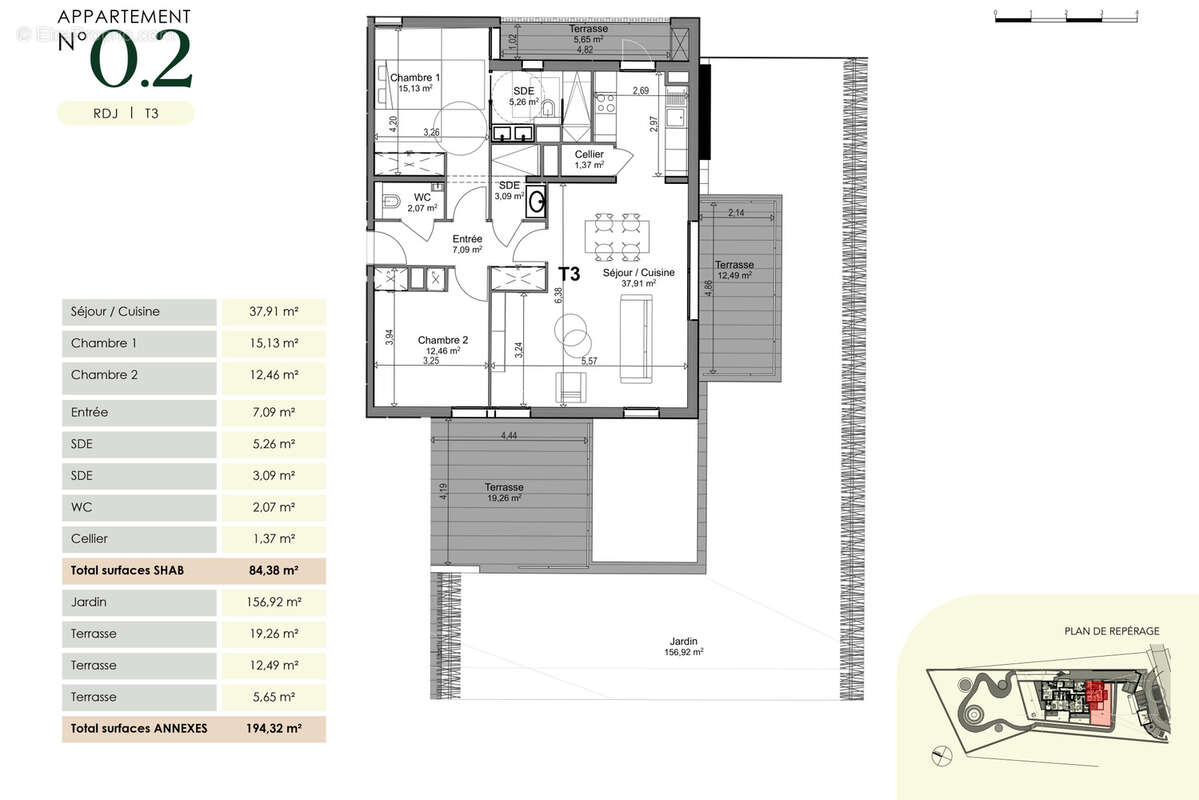 Appartement à SAINT-RAPHAEL