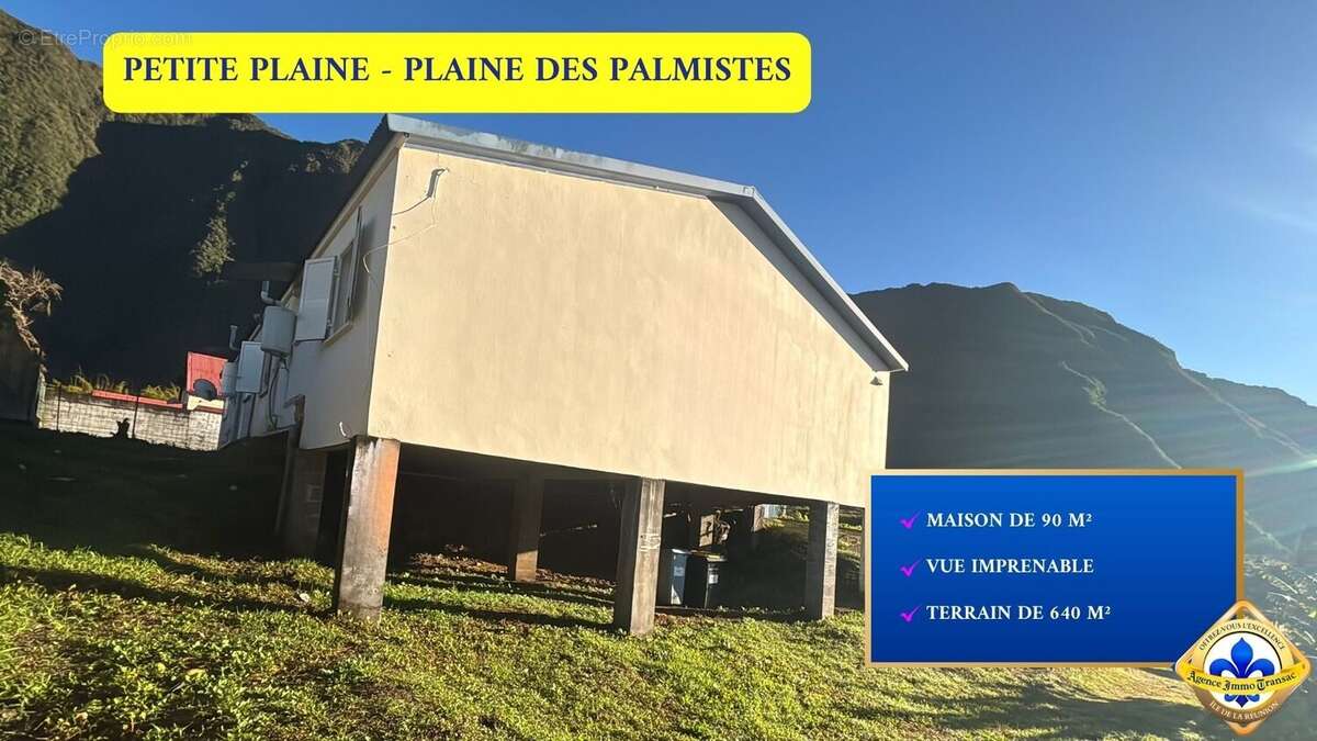 Maison à LA PLAINE-DES-PALMISTES