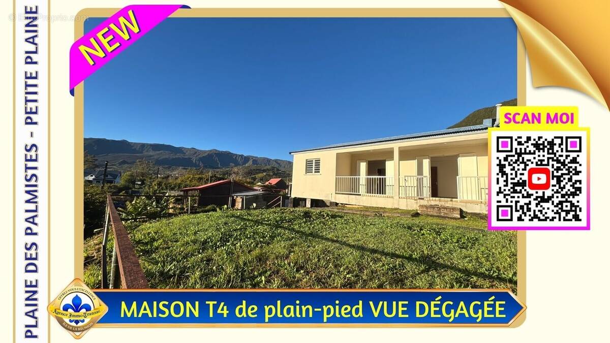Maison à LA PLAINE-DES-PALMISTES