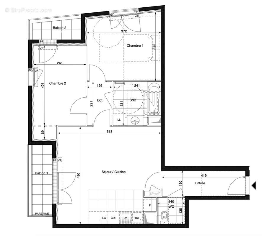 Appartement à ARCUEIL