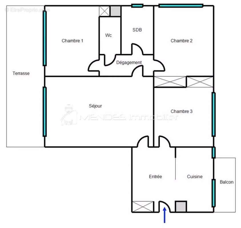Appartement à BEAUSOLEIL