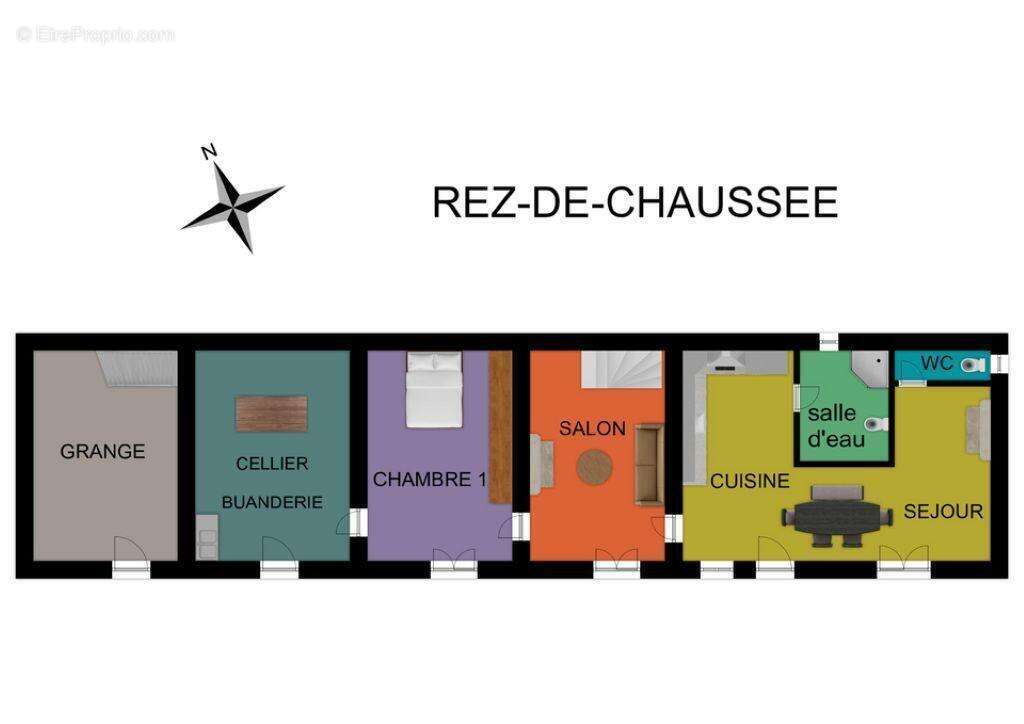 Croquis - Maison à SAIRES