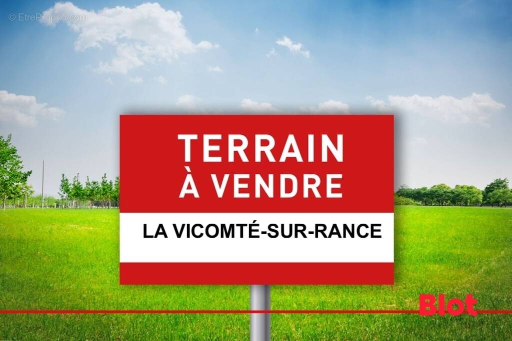 Terrain à LA VICOMTE-SUR-RANCE