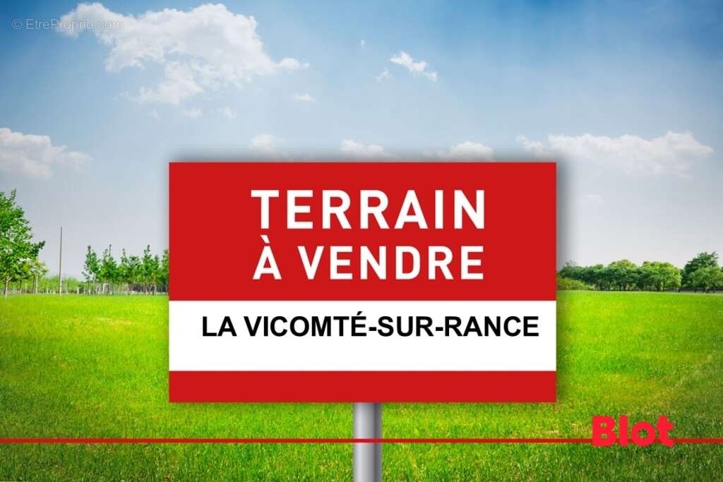 Terrain à LA VICOMTE-SUR-RANCE