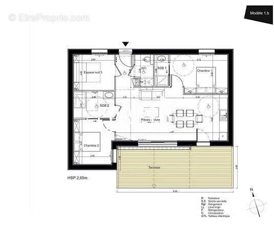 Appartement à ANGOULINS