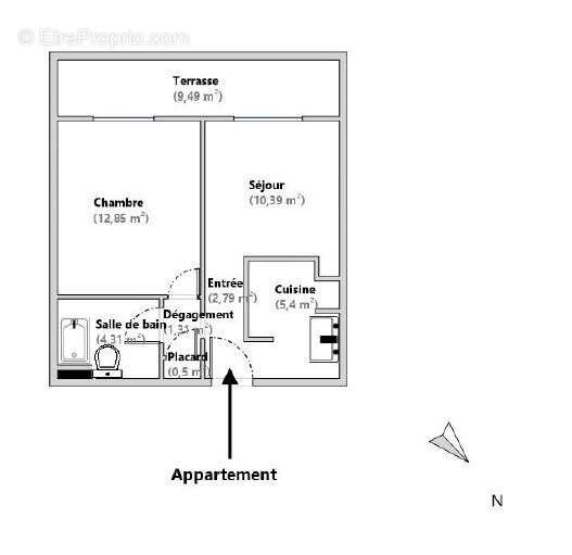 Appartement à VILLENEUVE-LOUBET