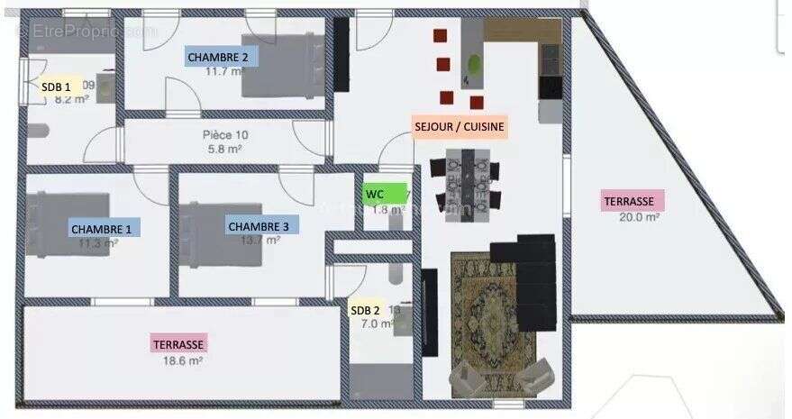 Appartement à PIGNA