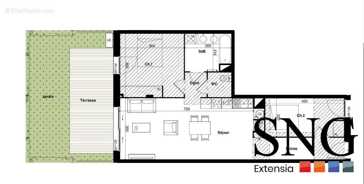 Appartement à TOULOUSE