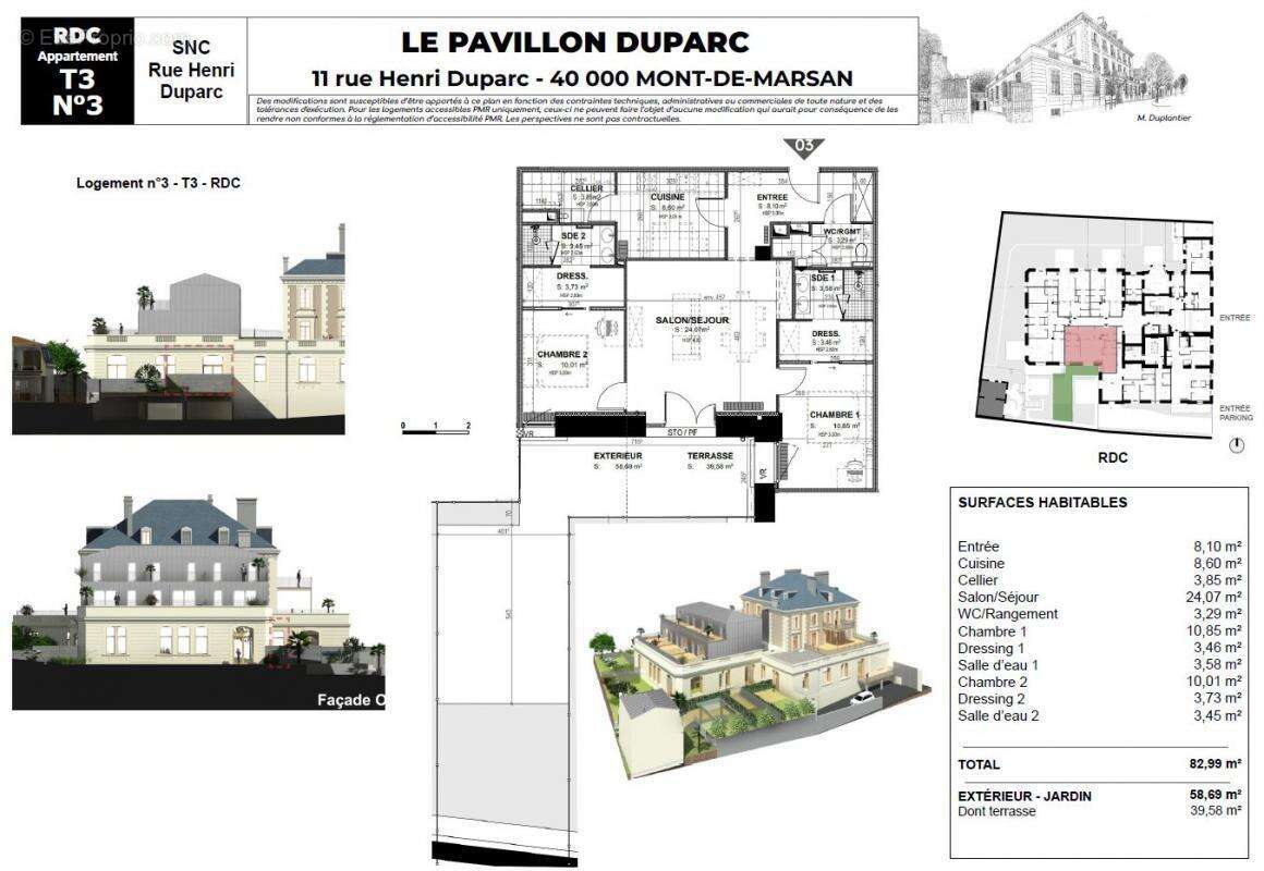 Appartement à MONT-DE-MARSAN